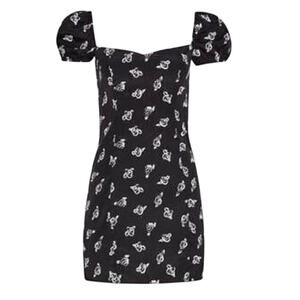 LIKELY Cavanaugh Sweetheart Rose Floral Puff Sleeve Shift Dress